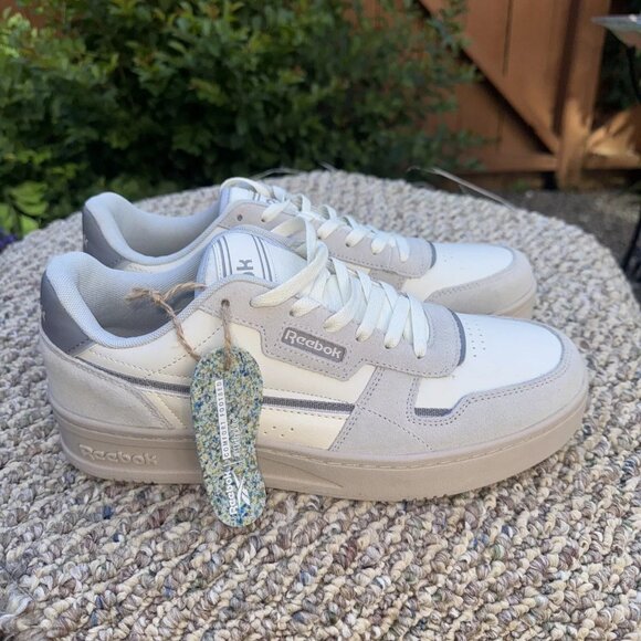 NEW REEBOK Men's Leather Court Drift Sneakers 462mn - Picture 3 of 3